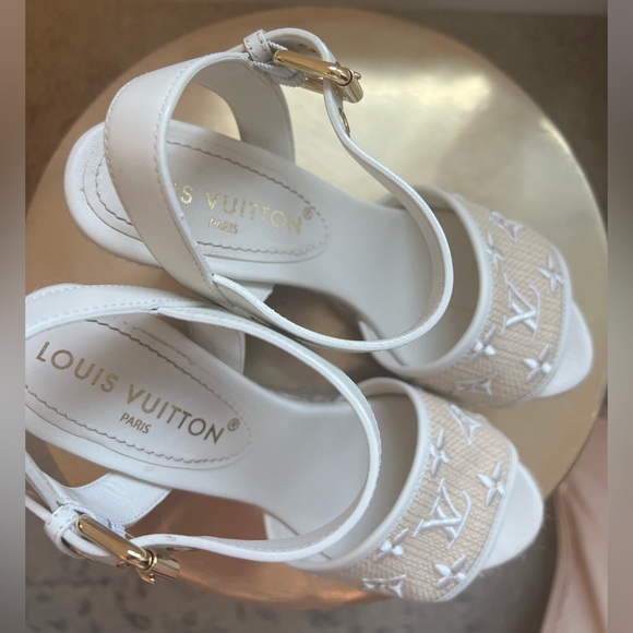 Louis Vuitton Starboard Wedge Sandal 8cm - Picture 2 of 8
